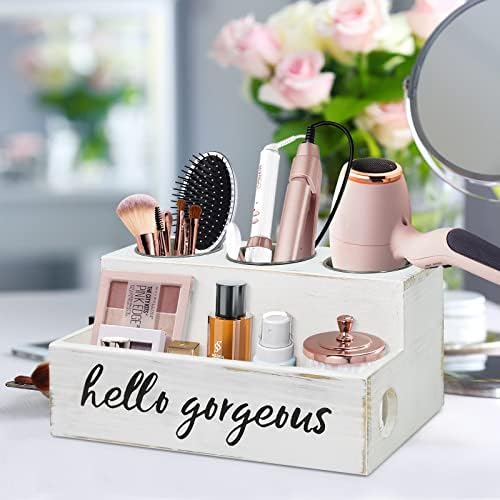 UNISTYLE Hair Dryer Holder Countertop Hair Tool Blow Dryer Holder, Hair Accessories Organizer for Bathroom Decor Supplies Storage and Vanity Caddy for Styling Accessories - Image 5