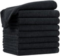 POLYTE 340 GSM Quick Dry Microfiber Hair Salon Towel, 16x29 in, 8 Pack by Polyte