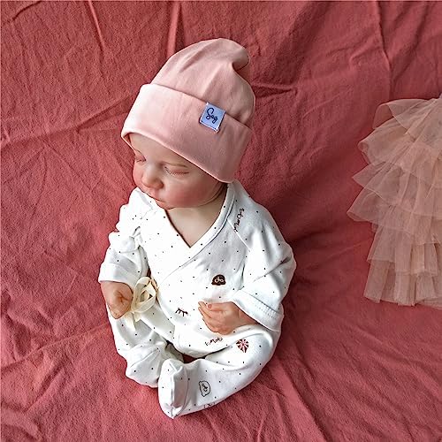 Jersey Beanie Hat for Newborn Baby Boys Girls Silky Satin Lined Hats Bonnet Toddler Infant Little Kids Beanies Caps - Image 4