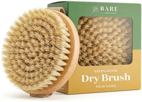 Bare Botanics Dry Brushing Body Brush for Lymphatic Drainage by BareBotanics