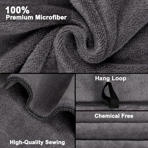 Orighty Bath Towels, Soft Feel Bath Towel, 4 Pack (27'' x 54'') - Image 3