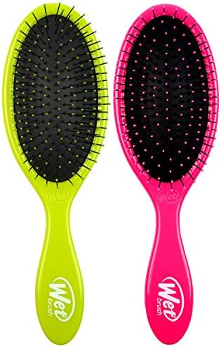 Wet Brush 2 Piece Original Detangler, Pink and Lime by WetBrush