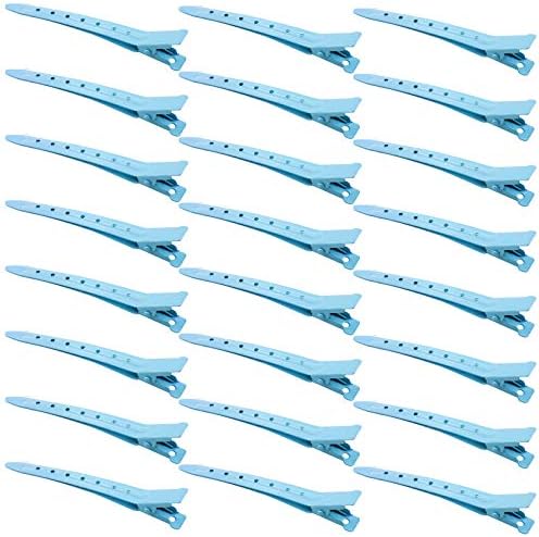 Bantoye 24 Packs Duck Bill Clips 3.35 Inch Metal Alligator Clip, Blue by AiPretty
