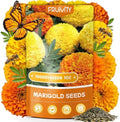 French Marigold Seeds for Planting, 1OZ 10000+ Heirloom Flower Seeds Perennial Seed Packet,Home and Garden Easy to Grow, Indoor & Outdoor Gardening, Plant & Quick Blooming by Fruivity