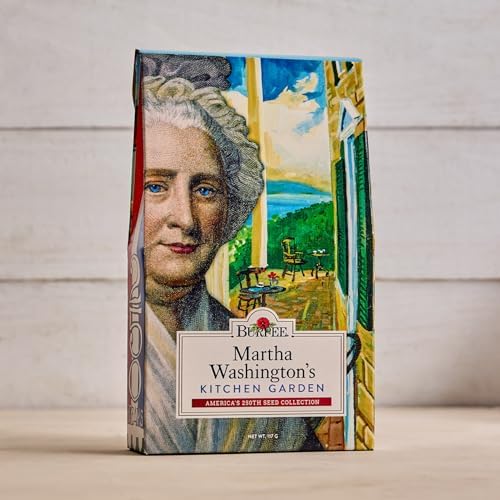 Burpee 'Martha Washington’s Kitchen Garden' Seed Collection – 8 Historic Heirloom Vegetables Grown at Mount Vernon with Plant Labels & Keepsake Recipe Card by Burpee