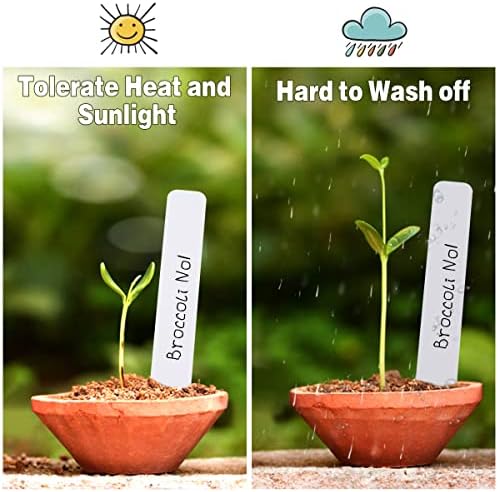 Plant Labels 4 Inch 500Pcs Plastic Plant Name Tags for Seedlings - Image 5