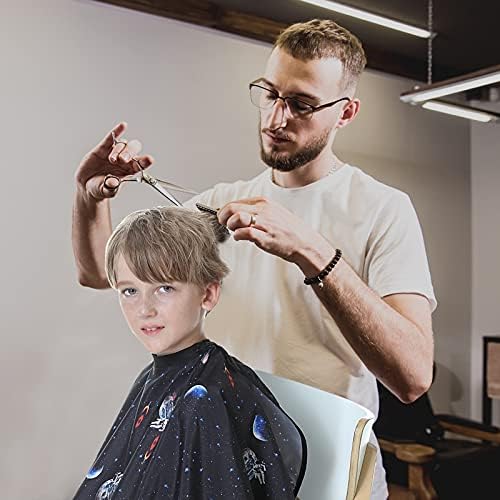 Kids Barber Cape - Professional Hair Cutting Cape,Salon Capes for Hair Stylist Shampoo Haircut Cape Barber Supplies - Image 2