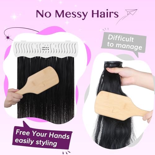 IDN BEAUTY Hair Extension Holder Stand for Styling, 4 Installation Modes With Tool, Hair Extension Holder Designed to Securely Hold Your Extensions for Washing, Styling, Packing and Storing (White) - Image 2