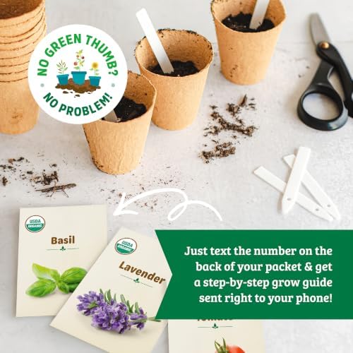 Back to the Roots 100% Heirloom Rescued Seeds, Variety Pack, 30ct of Organic Veggies, Herbs & Flowers to Prevent Waste (Assortment Varies) - Image 3