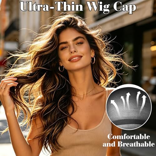 MEEZY 12 Pcs Black Wig Caps for Women, Non-Slip Stocking Cap for Lace Front Wig, Funny Party Cosplay Hair Cap Closed-End Hair Nets for Bachelorette Party Halloween Costume Birthday Wedding - Image 2