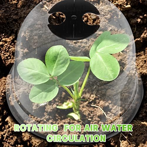 20 Pack Garden Cloches for Plants Clear Bell Covers 7.3x6.7 Inch - Image 4