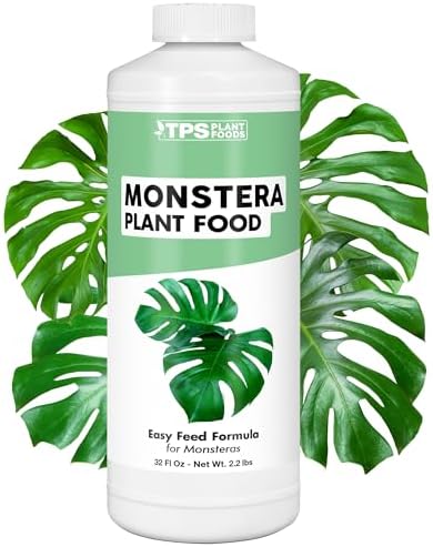 Monstera Plant Food - Liquid Fertilizer for Bigger, Healthier Leaves, 32 oz by TPSNutrients