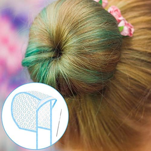 3 Sets Hair Coloring Kit, Includes PVC Hair Coloring Caps with Styling Tools, Disposable Dye Shawl, Gloves, Brushes for Dyeing(Blue) - Image 6