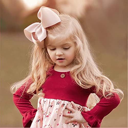 Oaoleer 8" Hair Bows Clips for Girls Tolddler Hair Accessories - Image 6