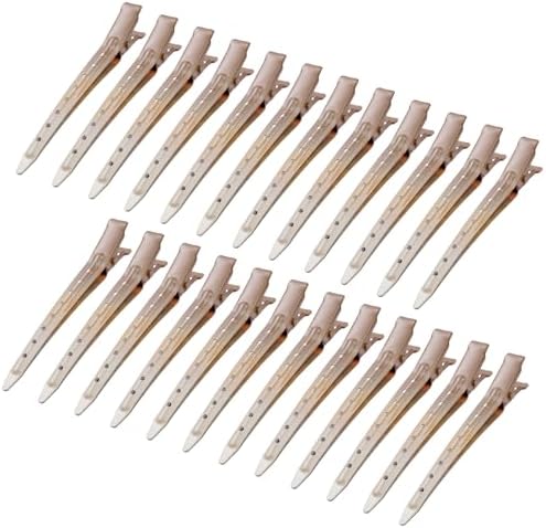 Bantoye 24 Packs Duck Bill Clips 3.35 Inch Metal Alligator Clip, GS Brown by AiPretty