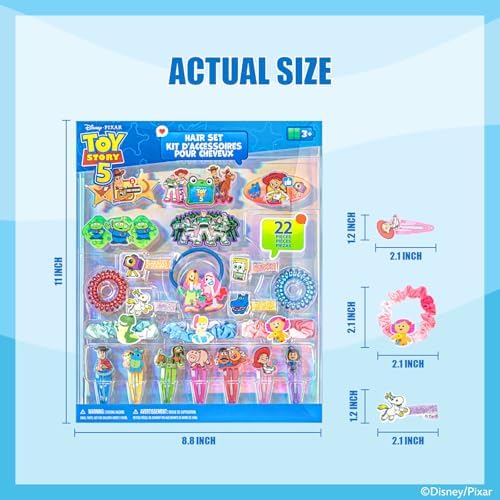 Toy Story Hair Accessories Set with Hair Clips & Bows - Image 4