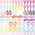obeoby 82 Pcs Colorful Snap Hair Clips for Baby Girls Toddler Accessories by obeobyhairaccessories