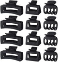 SMKSL 12 Pcs Hair Claw Clips for Women & Girls 3 Styles Hair Accessories by SMKSLHAIRCLAWCLIP