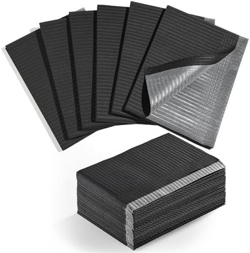 Makartt 20 Pcs Black Waterproof Nail Mats, 18"x13" Foldable by Makartt