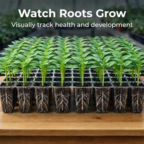 Gardzen 5 Pack 40 Cell BPA Free Seed Starter Tray Kit - Image 3