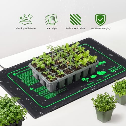 10"X20.75" Seedling Heat Mat Waterproof Plant Germination Heat Pad - Image 6