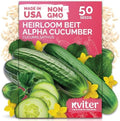 50 Beit Alpha Cucumber Heirloom Vegetable Seeds, Cucumis Sativus by KVITER