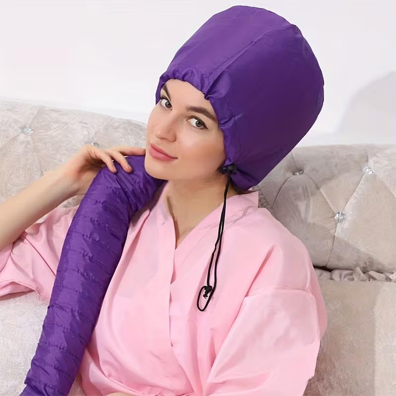 Soft Bonnet Hair Dryer Cap for Women, Portable Salon Hat - Image 4