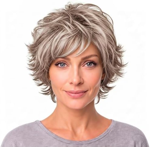 Raquel Welch Women's All-Over-Layers Short Gray Wig, VOLTAGE by Unknown
