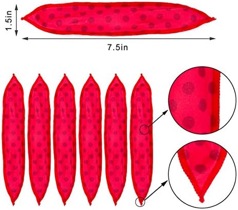 30 Pieces Hair Curler Rollers DIY Night Sleep Foam Hair Styling Tools Flexible Soft Sponge Pillow Curlers Rollers With Storage Bag (5 Colors) - Image 3