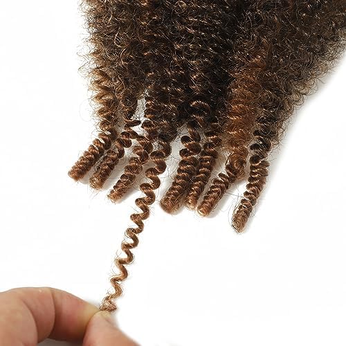 18 Inch Pre-Separated Springy Afro Twist Hair 8 Packs Pre-Fluffy Natural Curls are Perfect for Marley Crochet Hair Suitable for Black Women (1B/30, 18 Inch (Pack of 8)) - Image 5