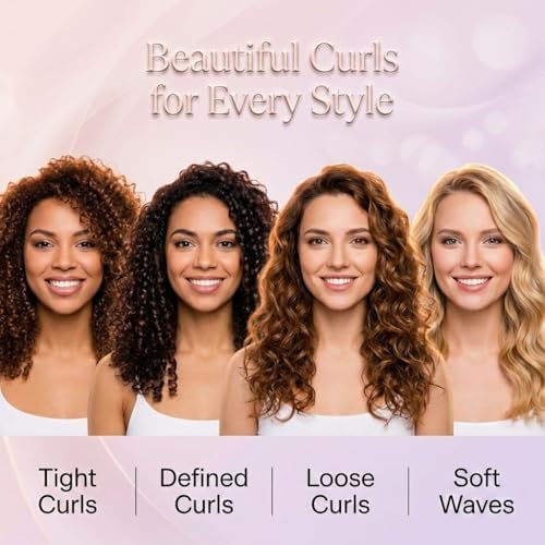 My Beauty Spot Flexi Rods Foam Hair Rollers 3/4" 5/8" and 1" Diameter Professional Salon Quality 12 Pcs Rubber Hair Rollers for Long, Medium and Short Hair (Purple/Pink) - Image 6