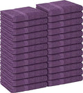 Utopia Towels - Salon Towel, Pack of 24 (Not Bleach Proof, 16 x 27 Inches) Highly Absorbent Cotton Towels for Hand, Gym, Beauty, Spa, and Home Hair Care, Plum by UTOPIATOWELS
