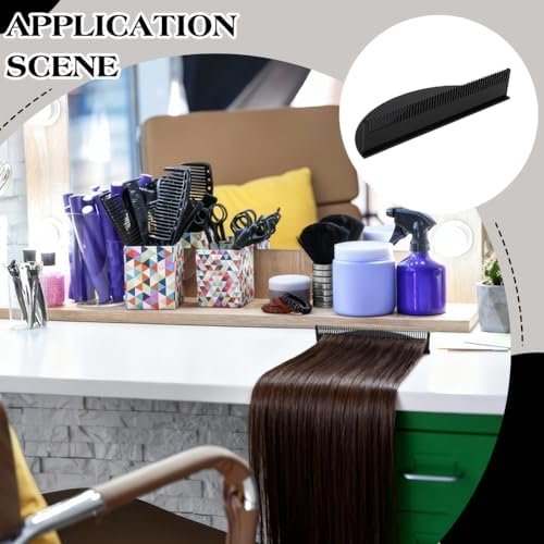 NBEADS 2 Sets Hair Extension Holder, Acrylic Hair Extensions Stand Organizer Hair Hanger Tool for Washing, Coloring, Styling, Blow-Drying of Weft, Clip-In, Black, 9.8x3.5x2 Inch - Image 4