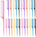 Yaomiao 24 Pcs Rat Tail Combs Bulk Braiding Comb for Woman Parting Combs by Yaomiao