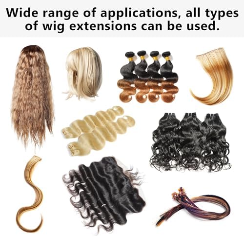 Stainless Steel Braiding Hair Rack,Height Adjustable Hair Extension Holder - Image 5