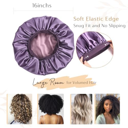 YANIBEST Hair Bonnet for Sleeping Women, Smooth Comfortable for Hair Care - Image 4