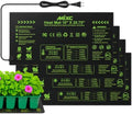 MIXC 10" x 20.75" Seedling Heat Mat, Heating Mat for Seed Starting 4 Pack by MIXC