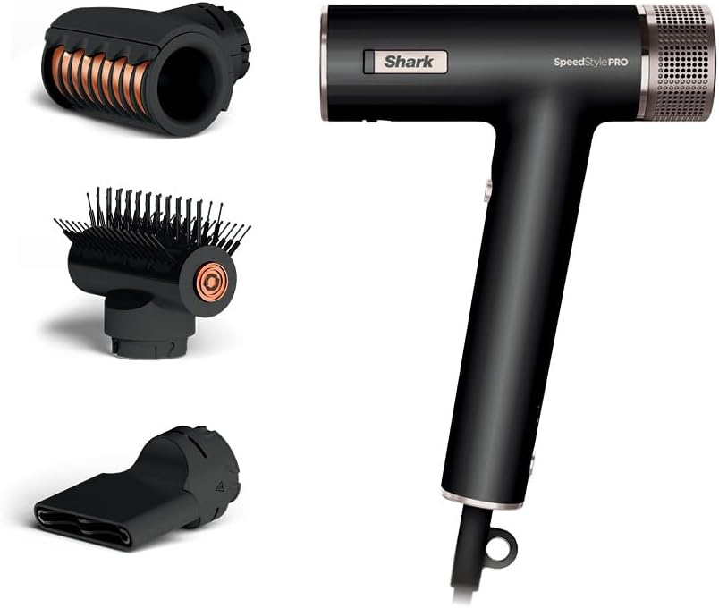 Shark SpeedStyle Pro Ionic Hair Dryer, Scalp Shield, Fine-Medium, HD731 by Shark