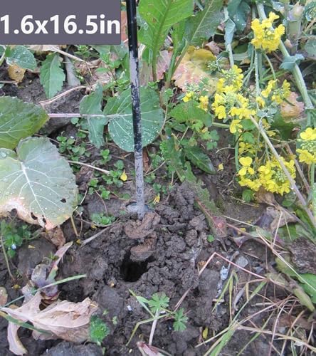 TCBWFY Garden Auger Drill Bit for Planting,Spiral Hole Drill Earth Post Umbrella Bulb Planter Auger for 3/8" Hex Drive 1.6"x9",1.6"x16.5",3.5"x16",4"x12",2"x32" - Image 5