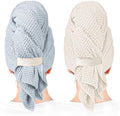 ROLSHOL 2-Pack Large Microfiber Hair Towel Wraps for Women, 27 × 39 in by ROLSHOL