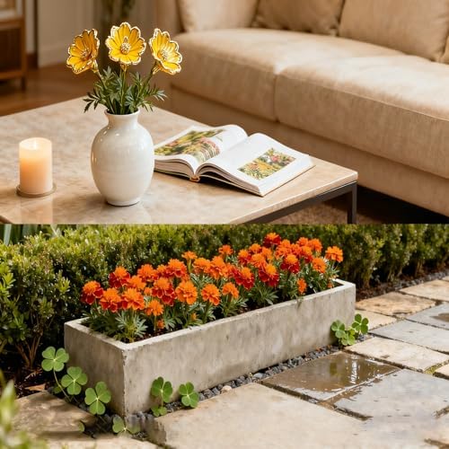 1000+ Marigold Seeds for Planting, Mixed Color Marigold Seeds Heirloom Garden Flower, Flower to Plant Open Pollinated Annual Flowers for Vibrant Annual Blooms Pots Outdoor Garden - Image 6