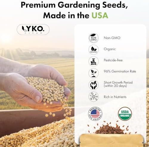 LYKOCLEAN Strawberry Seed Pods kit for AeroGarden, Ahopegarden - Includes Wild Strawberry, Radish, Dwarf Pea, Green Pepper, Ruby Queen Beet, Golden Cherry Tomato, 7 pods, 350+Seeds - Image 5