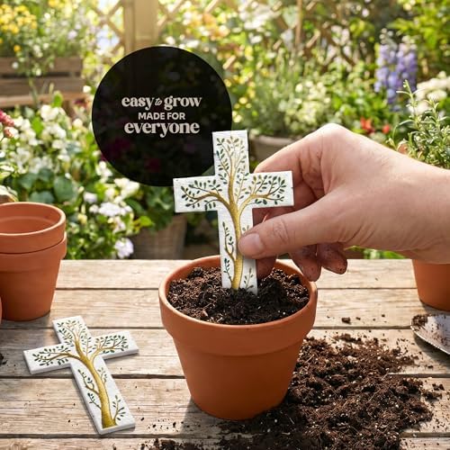 50 Plantable Tree Cross Wildflower Seed Paper Favors - Image 5