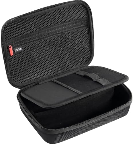 ProCase Hard Travel Case for Hair Clippers -Black, Small by ProCase