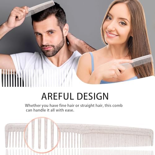 Hair Combs Bulk, 200 Pack Disposable Wheat Straw Combs - Image 6