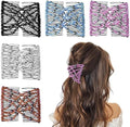 5 Pieces Stretchy Magic Comb Adjustable Elastic Hair Clip for Women Girls No Crease Pins Vintage Bun Maker Accessories for Curly Thick Wavy Hair Ponytail by Suptizizkz