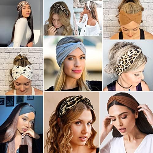 Kachanaa 12 Pack Headbands for Women,Elastic Headbands Non Slip Workout Yoga Sport Hair Bands for Women’s Hair Accessories - Image 6
