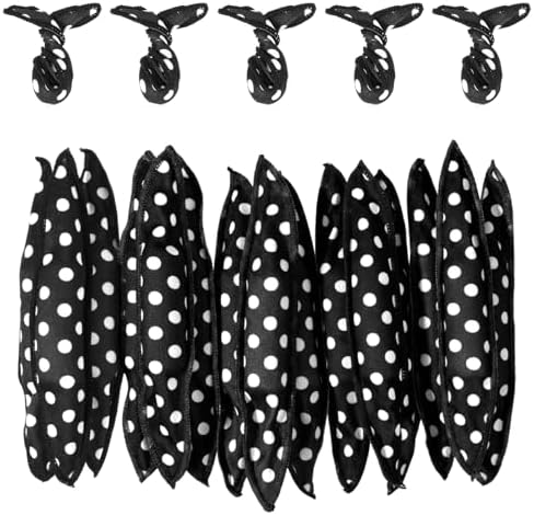 15 Pcs Hair Curler Rollers Soft Satin Sponge Rollers DIY Night Sleep Foam Hair Styling Tools Flexible Pillow Sponge Curlers for Women Tousle Hairstyle No Heat Heatless by Unknown