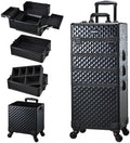Stagaint Rolling Makeup Case 4 IN 1 Cosmetology Case on Wheels Salon Case by Stagiant