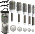 Professional Round Brush Set for Blow Drying 5 Brushes to HairStyling by Aozzy